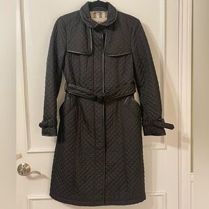 Burberry quilted trench coat